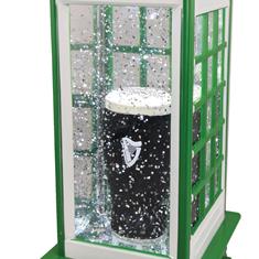 Guinness Green Telephone Box