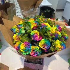 Rainbow Roses